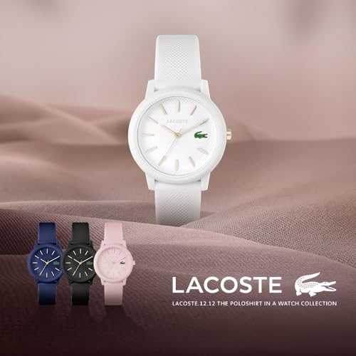 Lacoste Analogue Quartz Watch for women with White Silicone bracelet - 2000960 - Image 6