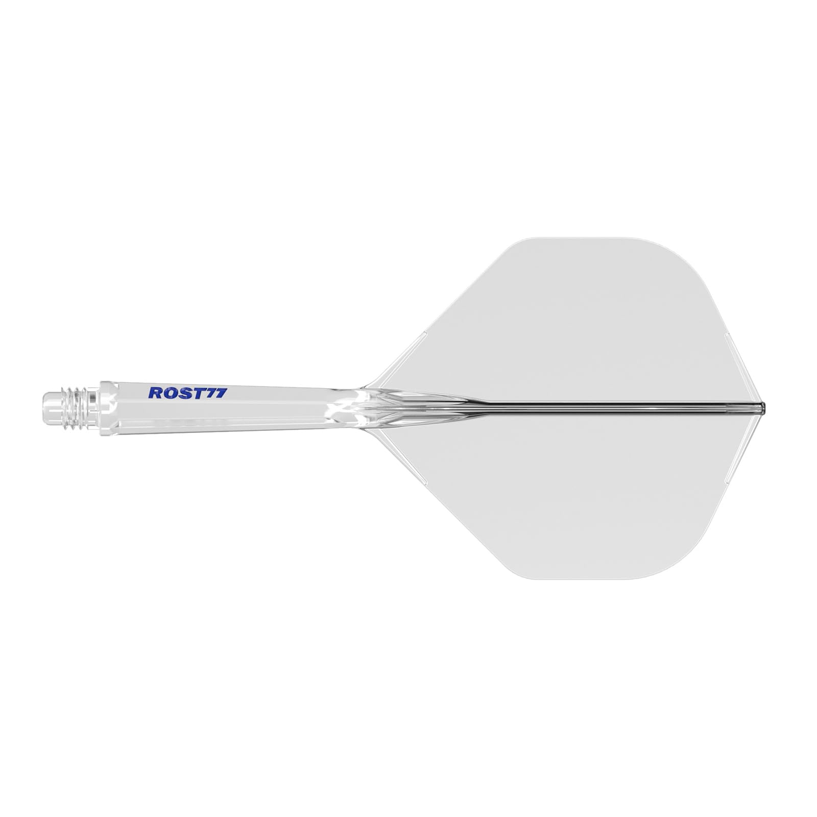 CUESOUL ROST 77 Integrated Dart Shaft and Flight,clear color, Big Standard