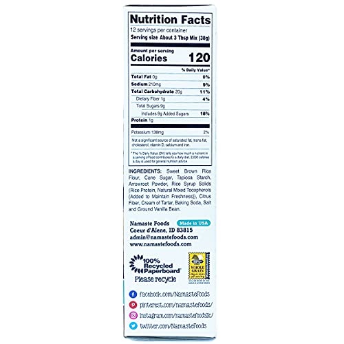 Namaste Foods, Gluten Free Muffin & Scone Mix, 16-Ounce Bags (Pack Of 6) #TOP3