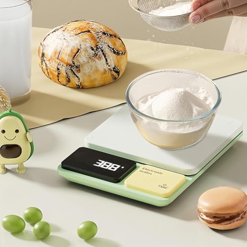 Báscula de cocina digital recargable para controlar porciones y preparar comidas 3