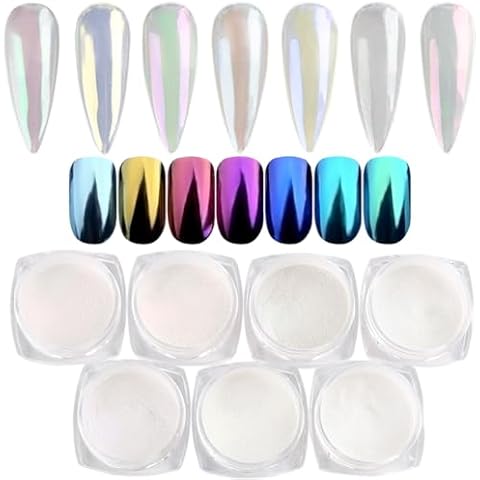 Pearl Chrome Nail Powder Set by Fcozpjk Cover