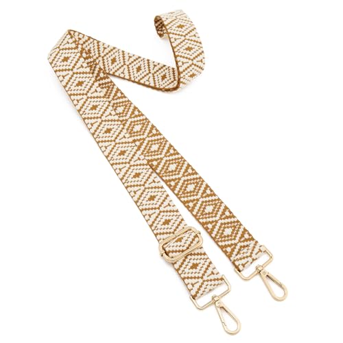 Image of ZOOEASS Wide Shoulder Strap Adjustable Replacement Belt Guitar Style Crossbody Bag Handbag Strap Multicolor Canvas Straps(Wide:1.5in)(Color27)