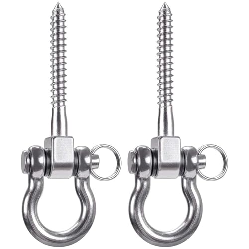 sinirttou 2 Stück Deckenhaken Schwerlast, 12 cm Hängematte Befestigung...