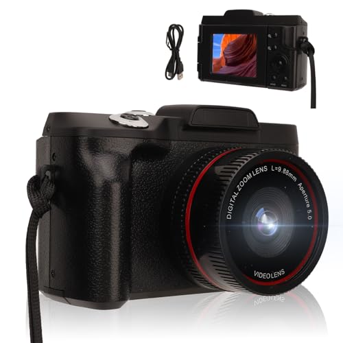 4K Digitalkamera 50MP Mit Flip Screen | 16x Zoom & Autofokus | Inkl. 32GB Karte