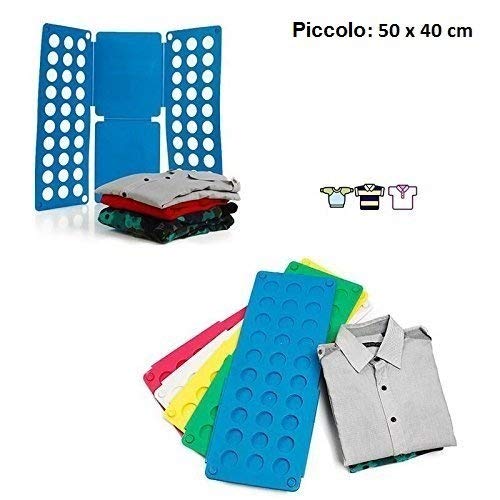 Ducomi® - Doblador de ropa para doblar rápidamente camisas, vestidos, pantalones, camiseta. Accesorio para doblar ropa.