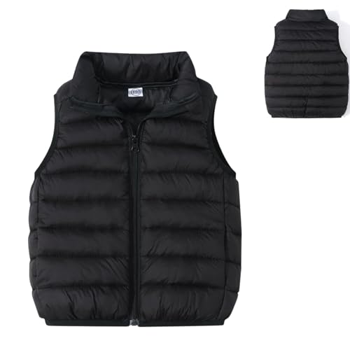 Boys Girls Lightweight Puffer Vest Kids Toddler Unisex Sleeveless Down Jacket Fall Winter Warm Waistcoat with Pockets2