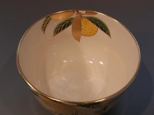 ▪️新作　抹茶茶碗　抹茶椀　' 色絵　柚子' 京焼　茶道具 Amazon | 茶道具 抹茶茶碗 色絵 柚子（ゆず）画 N-1、京焼 相模