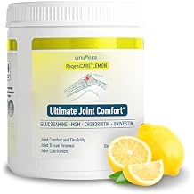 Univera RegeniCARE Canister, Glucosamine, Chondroitin, MSM, Univestin, Supports Joint Comfort + Mobility + Flexibility, 30-Day Supply Lemon Flavor