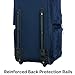 Olympia U.S.A. 29 inch Jumbo Size 8 Pockets Wheeled Rolling Duffel Bag Water Resistant Luggage Lightweight Travel Suitcase with Retractable Handle