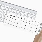 【Fácil de instalar y quitar】 Fácil de usar, se adapta bien a su teclado, puede convertir fácilmente las teclas del teclado a otro idioma y no deja pegamento cuando se retira.