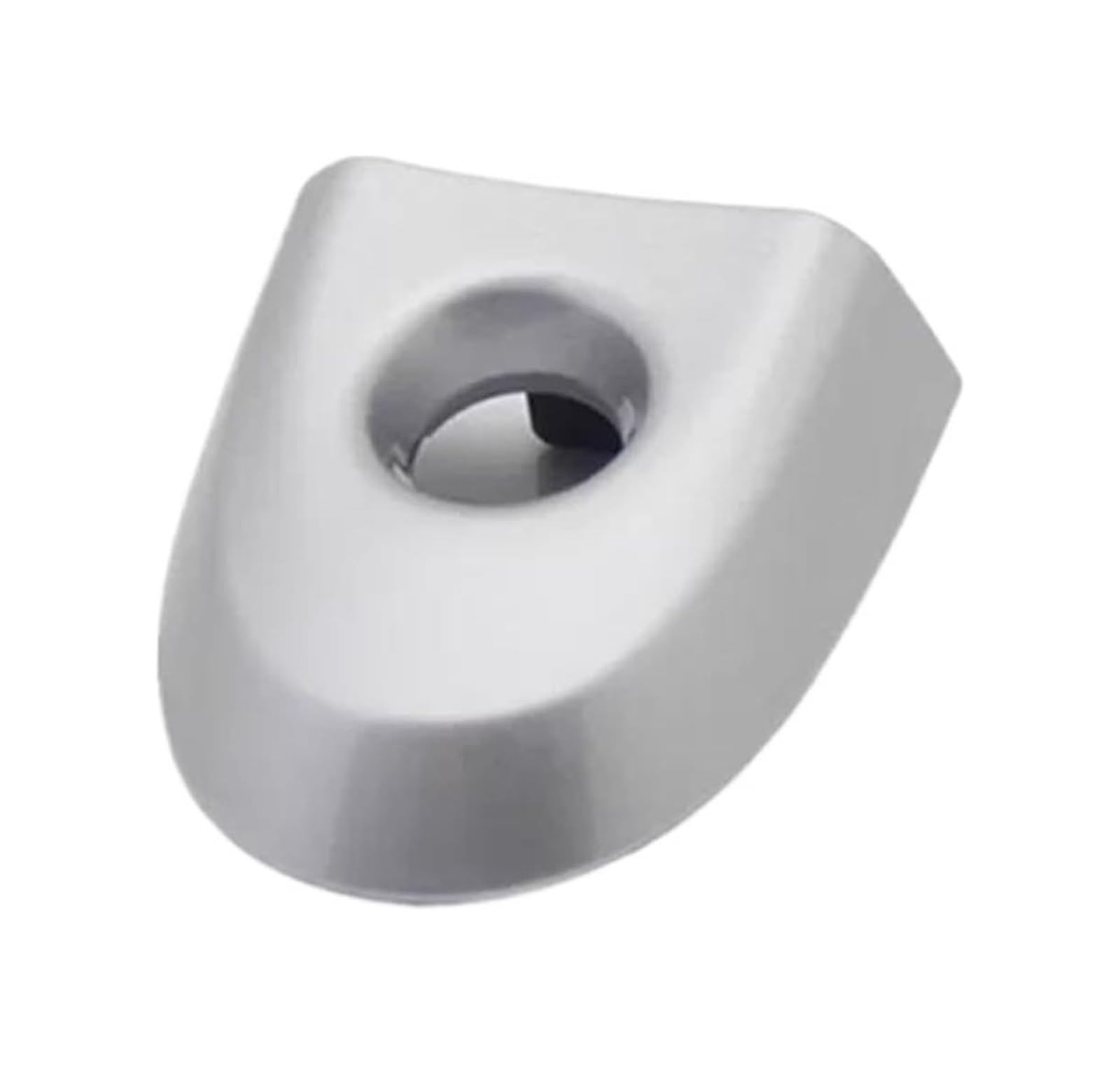 Qwqthgs 1Pcs Silver Key Hole Car Exterior Door Handle Cap Left Right Outer Handle Lock Cap Door Cover