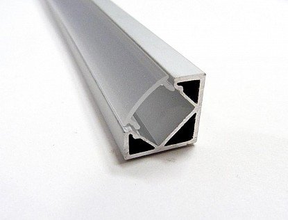 PROFILI IN ALLUINIO NERO 45° 6063 TL1919 IN BARRE DA 2 T PER STRISCE