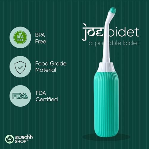 Image of JOE BIDET - 500ML Portable bidet, Jet Spray for Toilet | Retractable, 2 angled Nozzles, Travel Bag, Ideal for Postpartum, Infants & On-the-Go Cleaning (Travel)