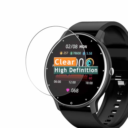 Vaxson 3-Pack Screen Protector, compatible with Horizon Pro S8 smartwatch smart watch, TPU Guard Film Protectors Sticker [NOT Tempered Glass]