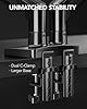 HUANUO Dual Monitor Stand, Fully Adjustable Monitor Desk Mount for 13–32″ Computer Screens, Full Motion VESA 75x75/100x100 with C-Clamp & Grommet Base, Each Arm Holds 4.4 to 19.8 lbs #3