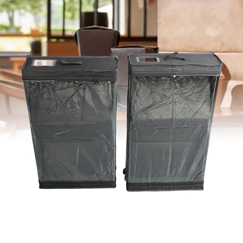 Cajón bajo cama robusto con ruedas y protección textil negra 6
