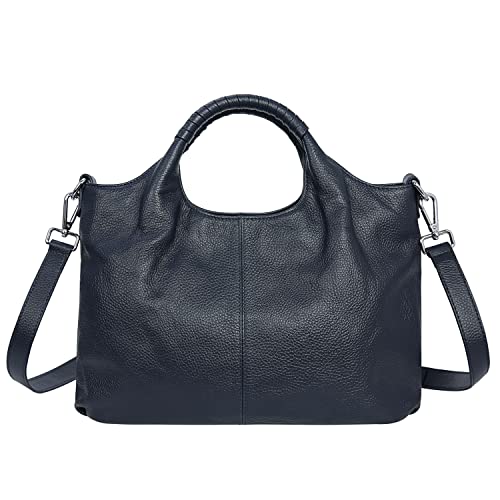 Image of Iswee Genuine Leather Top Handle Bag for Women Purses and Handbags Large