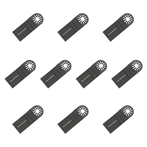 Abn Oscillating Saw Blades 1-3/8in 10-Pack, Multitool Blades Universal Oscillating Tool Fein Multimaster Blades
