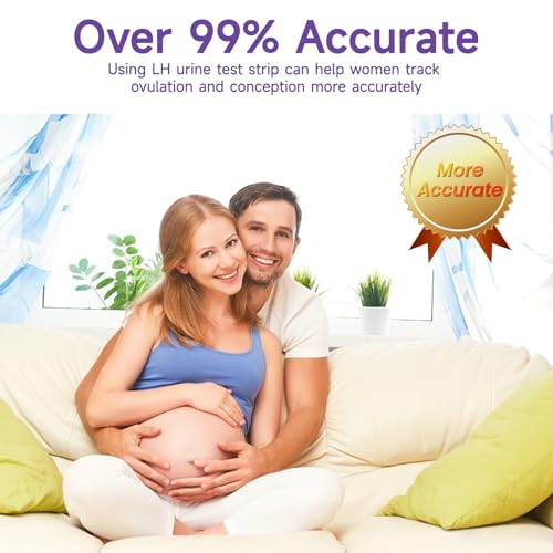 Image of Ovulation Test Strips with Cups, Amazewell Ovulation Strips Fertility Test for Women Ovulation Predictor Kit for Home, 50pcs LH Test Strips Ovulation Kit Bulk+ +1 Urine Cup, Easy Grip, High Accuracy