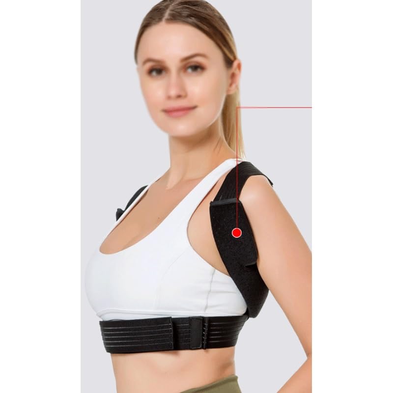 Adjustable Sitting Posture Stabilizing Belt Back Correction Breathable Clavicle Invisible Support
