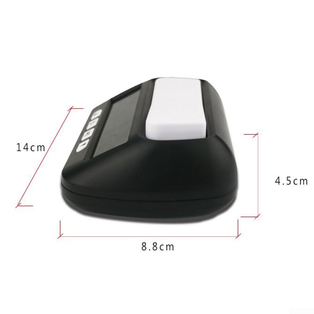 Horloge numérique professionnelle d'échecs, minuterie de jeu de société portable avec alarme et retard Fischer, 4 modes d'affichage de compte haut/bas pour les échecs & Go – Alimenté par piles, pile Horloge numérique professionnelle d'échecs, minuterie de jeu de société portable avec alarme et retard Fischer, 4 modes d'affichage de compte haut/bas pour les échecs & Go – Alimenté par piles, pile