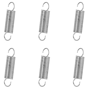 GUNGY Zugfedern mit Haken 0.6x6x25mm 20 Stück