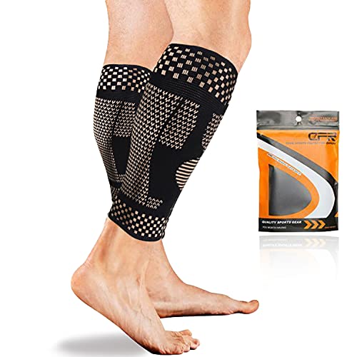 CFR Calf Sleeve Compression SupportΓ’β¬β Copper-Infused High-Performance Design, Promotes Proper Blood Flow, Offers Superior Compression and Support for All Lifestyles,Pairs,L CFR Calf Sleeve Compression SupportΓ’β¬β Copper-Infused High-Performance Design, Promotes Proper Blood Flow, Offers Superior Compression and Support for All Lifestyles,Pairs,L