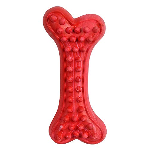 Motusamare Dog Chew Toys for Aggressive Chewers，Indestructible Beef Flavored Tough Durable Dog Bone
