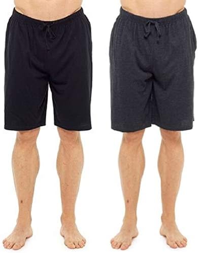 Mens Pyjamas Shorts Twin Pack | Lounge Shorts Men | Cotton Pyjama | Soft, Cosy & Comfy Shorts, Mens Pyjamas, Nightwear, Loungewear, PJs, Bottoms