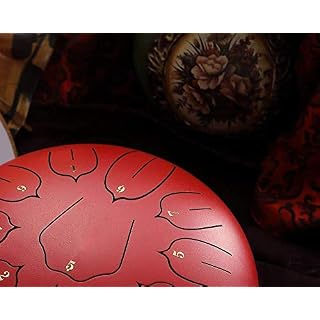 YB Steel Tongue Drum Langue en Acier du Tambour, 8-10-12 Pouces 8-Tone Drum Key Pan Main, Instrument de Percussion… - Les Beatles, Paul McCartney, John Lennon, RIngo Starr, George Harrison YB Steel Tongue Drum Langue en Acier du Tambour, 8-10-12 Pouces 8-Tone Drum Key Pan Main, Instrument de Percussion… – Image 6