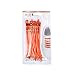 HICKIES 2.0 Performance One-Size Fits All No Tie Elastic Shoelaces (14 HICKIES Shoelaces, Works in all shoes) (Orange)