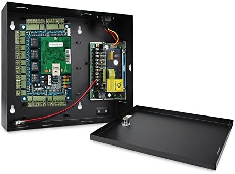 4 Doors Access Control System Core Control Components Metal 5A 110V-240V Power Supply Box and 4 Doors TCP/IP Access Control Panel Wiegand Controller,Computer Based Software,Remote Open