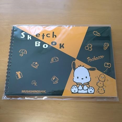 Amazon.co.jp: ポチャッコ スケッチブック ノベルティ 武蔵野銀行 : ホビー