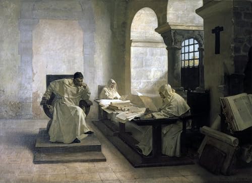 Tableaux toile Les Hommes de l'Inquisition Jean Paul Laurens 60x90cm
