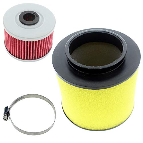 QAZAKY Filtro de ar compatível com Rancher Fourtrax Foreman 300 350 400 450 TRX300 TRX300FW TRX350 T