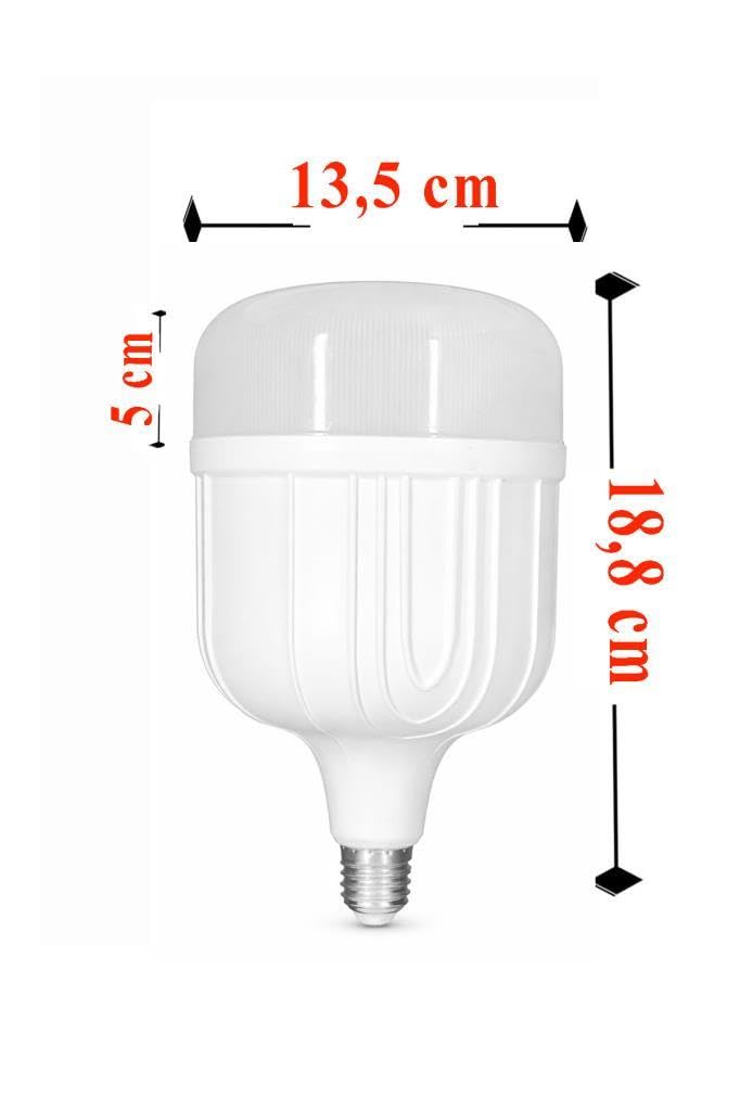 Şavk 60W Jumbo Torch Led Ampul 3000K - Sarı Büyük Boy Pazar Lambası