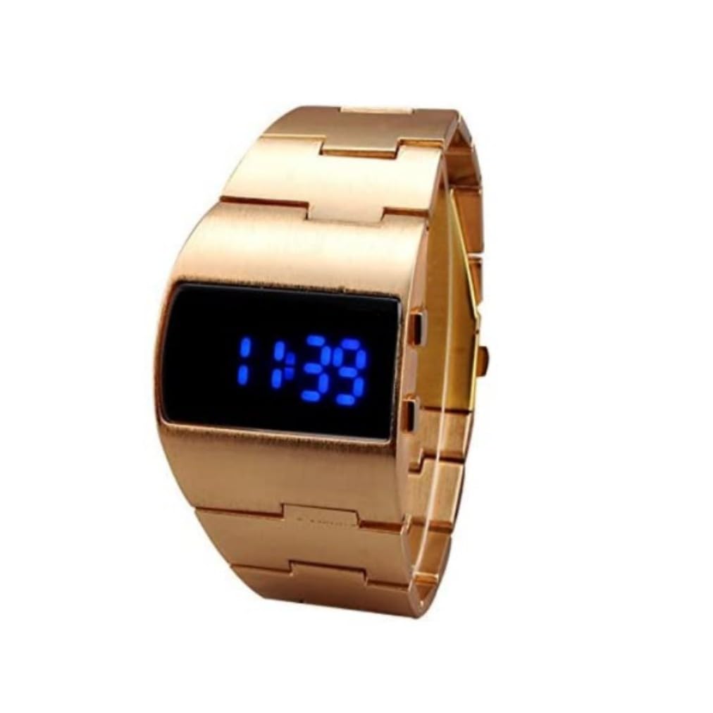 Montre numérique LED hommes la solution étanche pour lire l'heure