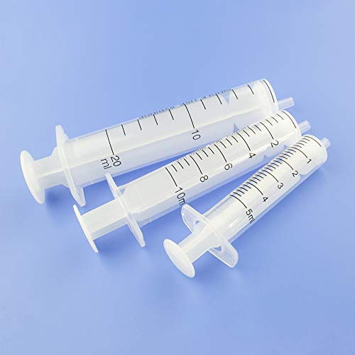 Image of 5ml Syringes without Needle Luer Slip No Rubber Ring, Reduce Mess, 20 Pack