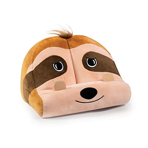 Cuddly Reader Children iPad Stand | Tablet Stand | Book Holder| Reading Pillow | Reading in Bed at Home | Tablet Lap Rest Cushion | Fun Novelty Gift Idea for Readers, Book Lovers (Sloth)