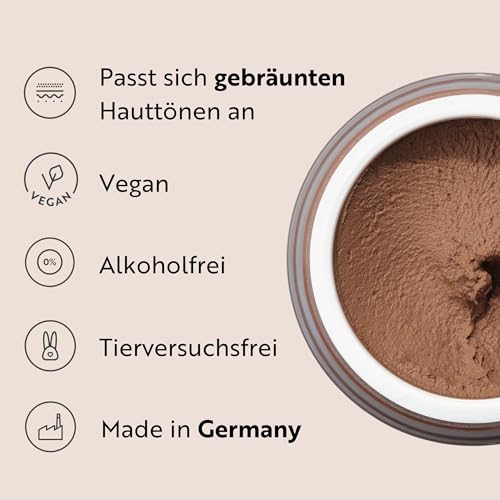 M. Asam Magic Finish Summer Teint Mit LSF 30 (30ml), 4-in-1 Primer, Make up, Puder & Concealer, Kaschiert, Gleicht Aus, Verschönert & Perfektioniert Deinen - Für Gebräunte Haut, vegan – Bild 5