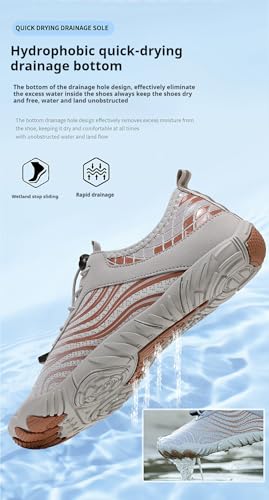 Zureto Grounding Shoes, Grounding Shoes with Copper, Hike Barefoot Footwear Waterproof Trail Running Women Mens4