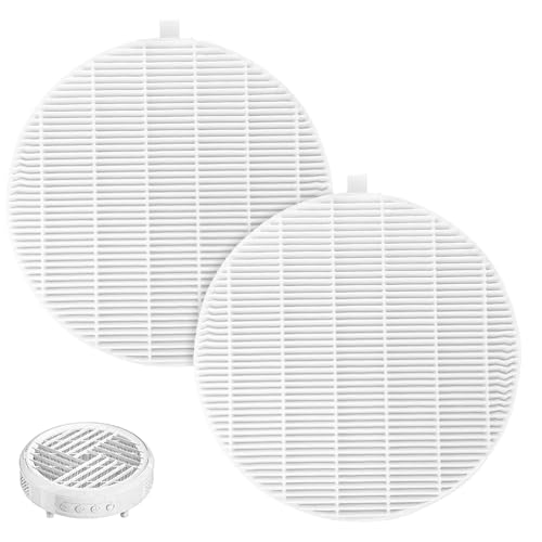 2 Pack Nail Dust Collector Filter Replacement Compatible with Melody Susie, White Nail Dust Collectors Filter for Home and Nails Salons, Dusts Collectors Match with Dusts Collector Nails Tech Tool