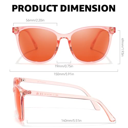 Image of TJUTR Sleep Blue Light Blocking Glasses for Women Men, Professional 2.0 AR Coatings Red Lens for Computer Reduce Eyestrain