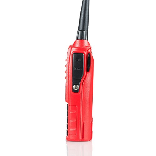 Baofeng Uv-82Hp (Red) High Power Dual Band Radio: 136-174Mhz (Vhf) 400-520Mhz (Uhf) Amateur (Ham) Portable Two-Way #TOP4