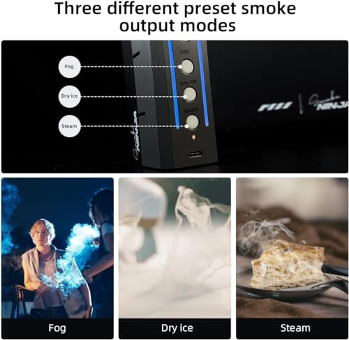 Máquina de humo portátil SmokeNINJA Mini, máquina de niebla inalámbrica para fotografía, efectos escénicos, eventos al aire libre, videógrafos y creadores de contenido miniatura 3