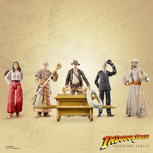 Figura Indiana Jones René Belloq de 15 cm réplica detallada Adventure Series para vitrina 7
