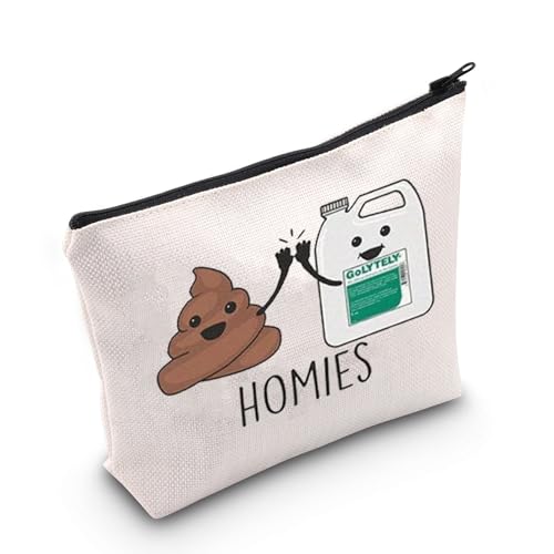 JNIAP GI Nurse Gift Endo Nurse Bolsa Cosmética Colonoscopia Endoscopia Presente, Bolsa Homies