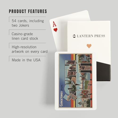 Baraja Póker 52 cartas vintage South Dakota miniatura 3