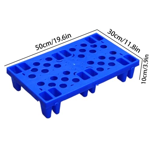 Tapis de grille de ventilation emboîtable imperméable pour sol de sous-sol et garage - 2