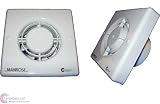 Manrose XF100LV 12V Low Voltage Extractor Fan - 100mm/4" - Suitable for Wall or...